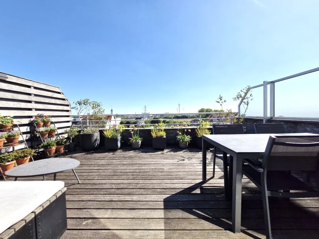 Terrasse - Penthouse avec Grande Terrasse ensoleillée à Zeebrugge