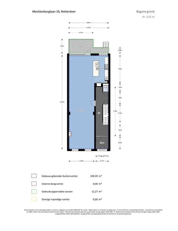 Plan - Character Villa with Park View in Kralingen