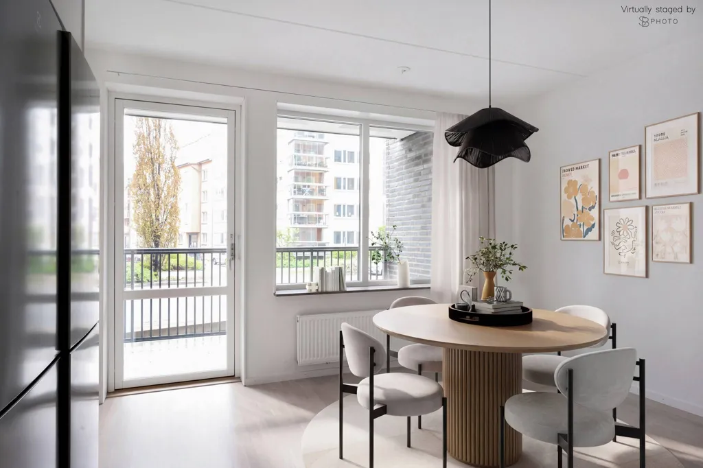 Sala da pranzo - Apartment with Balcony in Uppsala