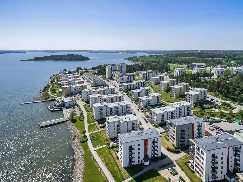 Õhuvaade - Apartment with Balcony in Hägernäs Strand