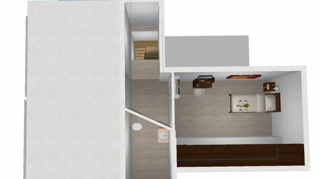 Plan - Rustic 3-Bedroom Apartment with Terrace in Florence