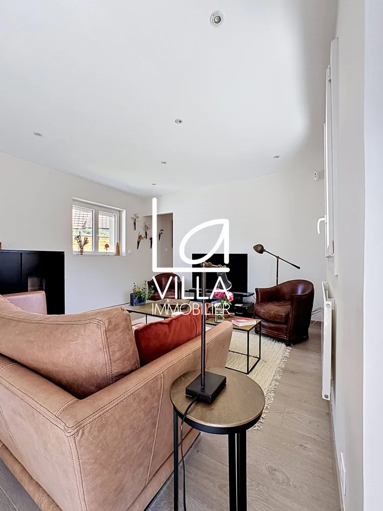 Séjour - Maison Luxueuse avec Piscine à Wimereux