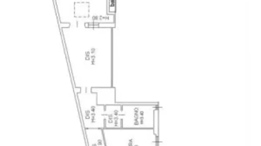 Floor Plan - Spacious Triplex in Historic Building, Milan