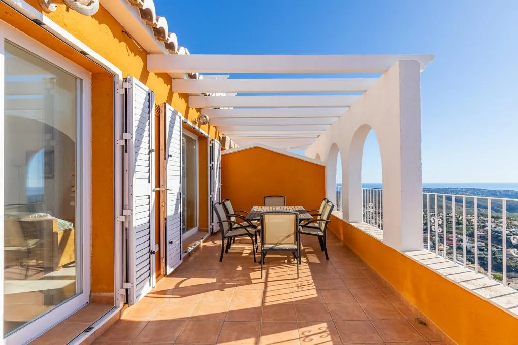 Terrasse - Duplex with Sea Views in Cumbre del Sol, Benitachell