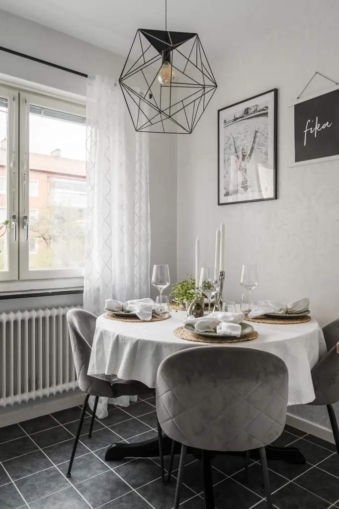 Sala da pranzo - Modern Flat with West-Facing Balcony in Örebro