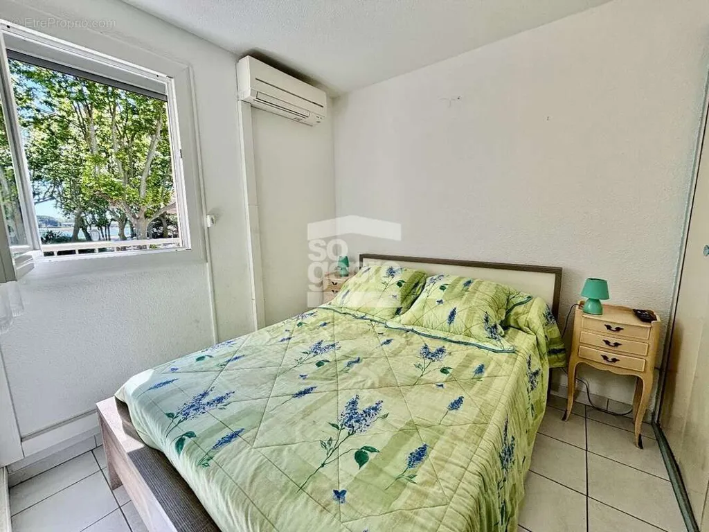 Chambres - Appartement 3 Pièces avec Vue Lagon et Parking Privé au Cap d'Agde