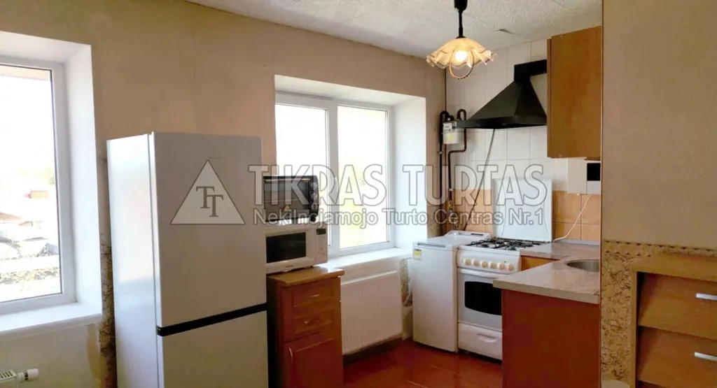 Cuisine - Three-Room Flat with Glazed Balcony in Klaipėda