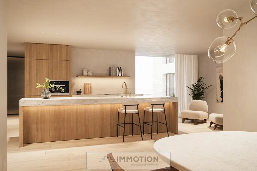 Kitchen - Apartment Villa with South-Facing Terrace in Kortrijk