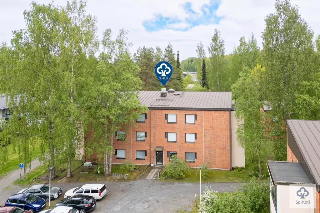 Õhuvaade - 3-toaline korter asukohas Kangasala