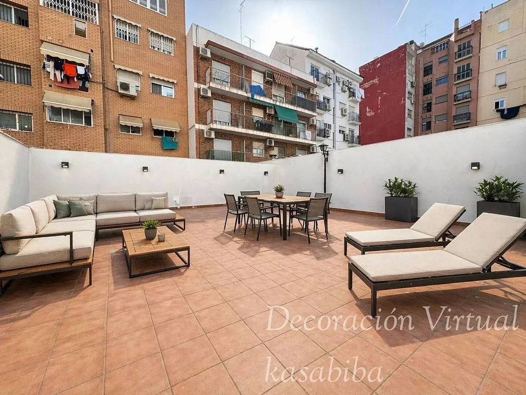 Terrasse - Apartment with Large Terrace in Estramurs
