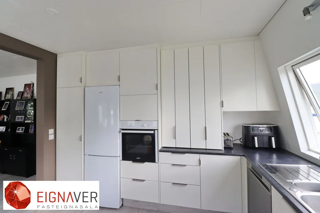 Cucina - Apartment with Sea View in Akureyri