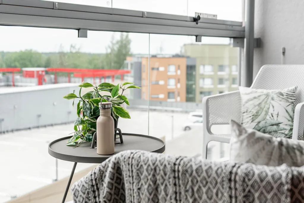 Balcony - Modern Flat with Balcony in Keimola, Vantaa