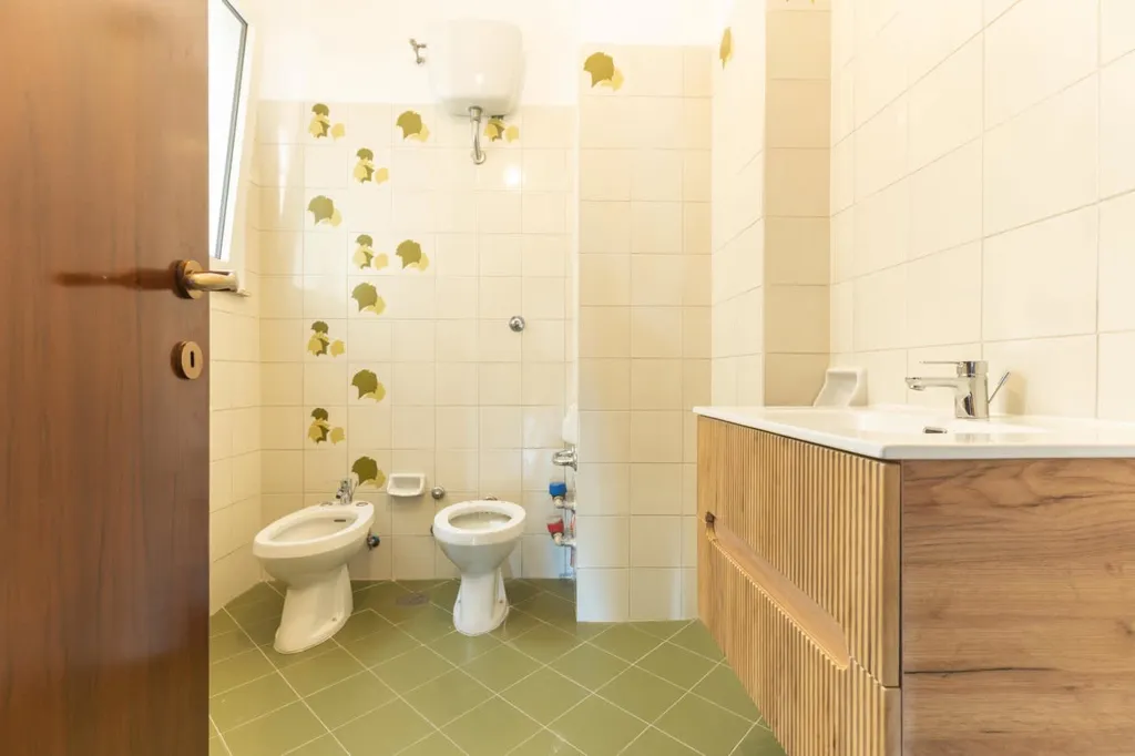 Salles de bain - Four-Bedroom Apartment with Terrace in Rome