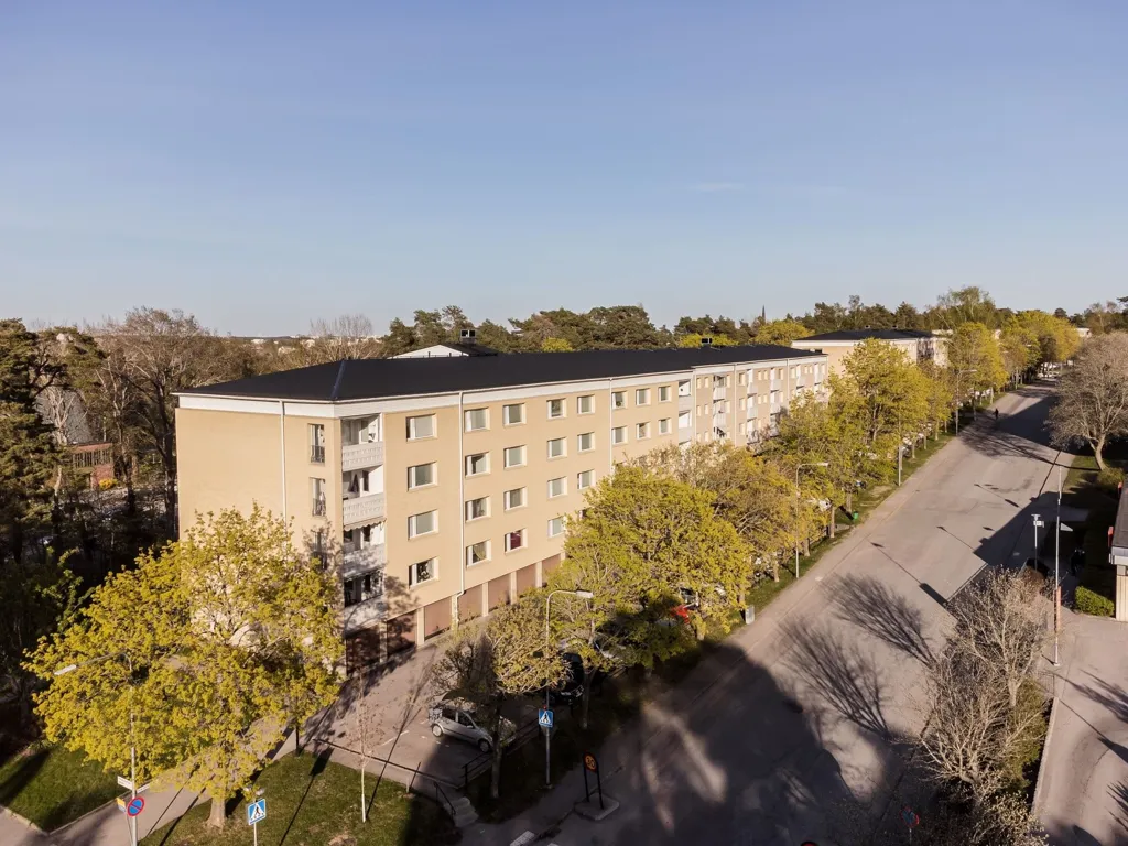 Vue aérienne - Apartment with Glazed Balcony in Västerås