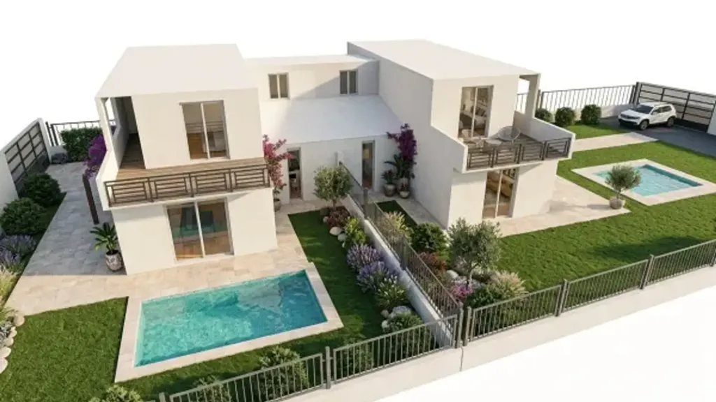 New Four-Unit Villa with Pool in Terrasini