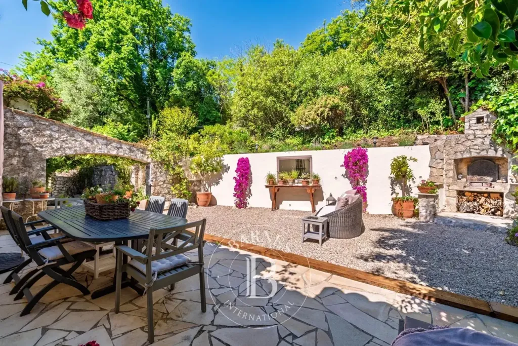 Terrasse - Villa Provençale avec Vue Panoramique à Opio
