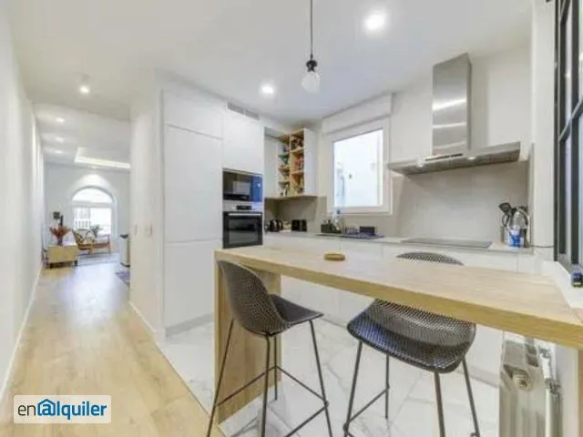 Köök - Modern Flat with Lift in Salamanca