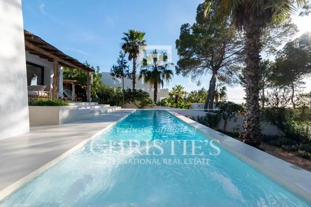 Piscine - Contemporary Villa with Pool in Cala Conta, Ibiza