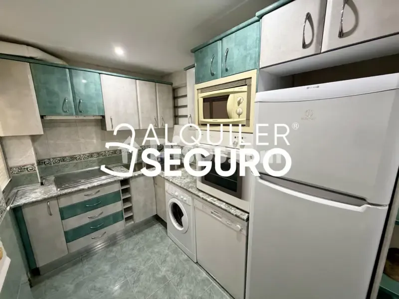 Köök - Spacious Flat with Terrace in Zarzaquemada