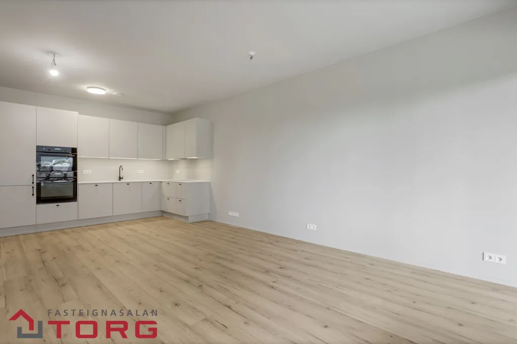 Cucina - Apartment with Unique View in Garðabær