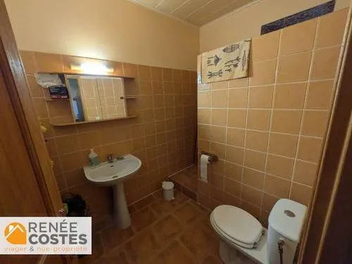 Salles de bain - Maison de Village avec Jardin à Avène