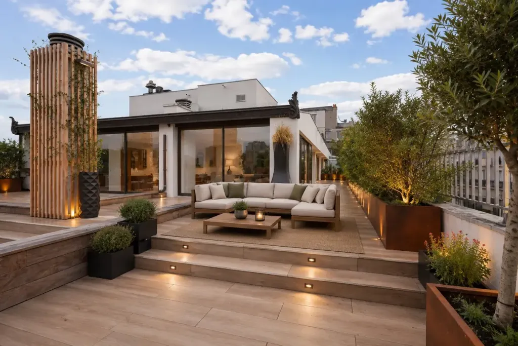 Terrass - Penthouse with Tour Eiffel View in Passy