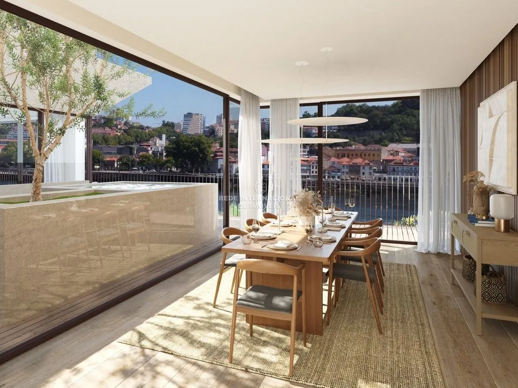 Sala da pranzo - T2 Apartment with River View in Vila Nova de Gaia