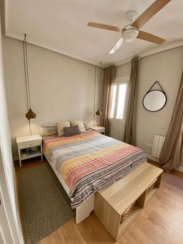 Chambres - Modernised Flat with Patio View in Modesto Lafuente
