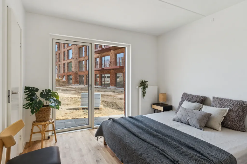 Camere da letto - 3-Bedroom Flat with Balcony in Brøndby