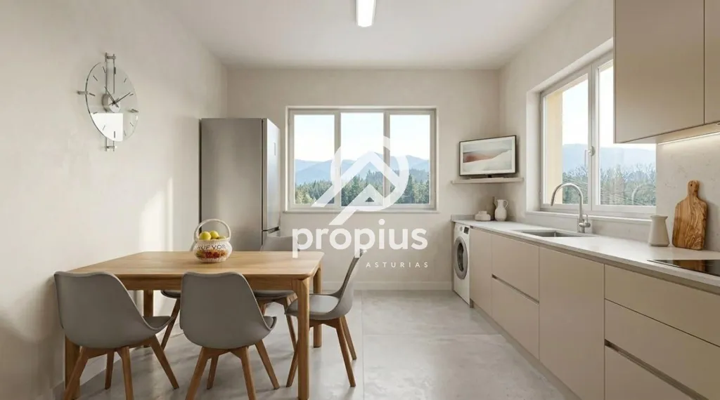 Köök - Chalet with Mountain View in Celoriu