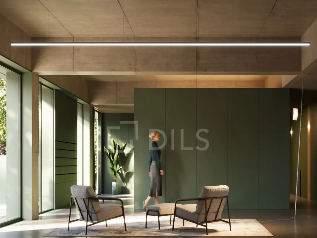Living Room - Luxury Duplex Villa in Porto's Hollywood