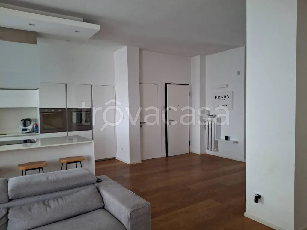 Séjour - Rustic-Style Apartment with Mountain View in Orbassano