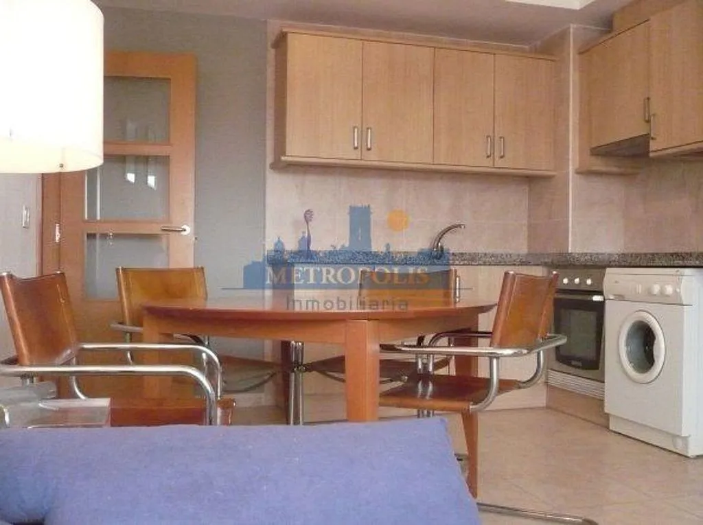Köök - Seafront Apartment with Balcony in Burriana