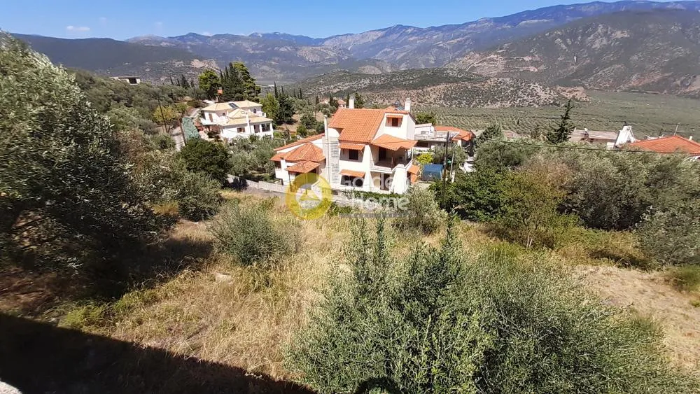 Vue aérienne - Plot for Construction with Forest View in Amfissa