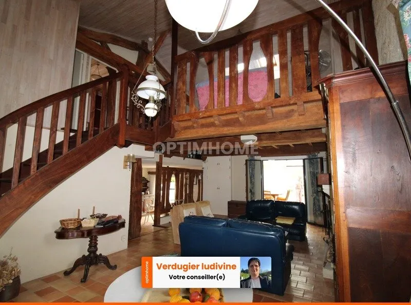 Séjour - Maison en Pierre avec Piscine Couverte