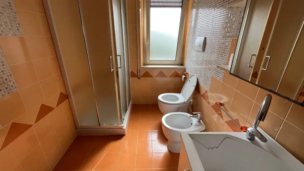 Bathrooms - Bright Apartment with Balcony in Vasto
