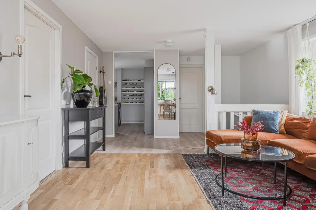 Séjour - Terraced Flat with Balcony in Sundsvall