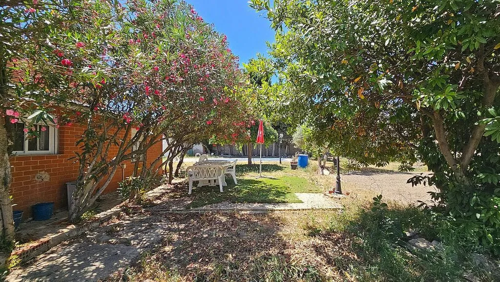 Jardin - Rustic House with Pool near Zaragoza
