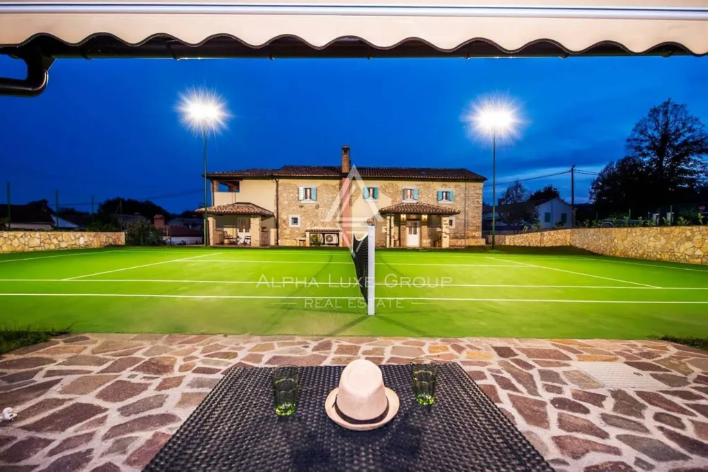 Terrass - Rustic Villa with Private Pool in Pićan