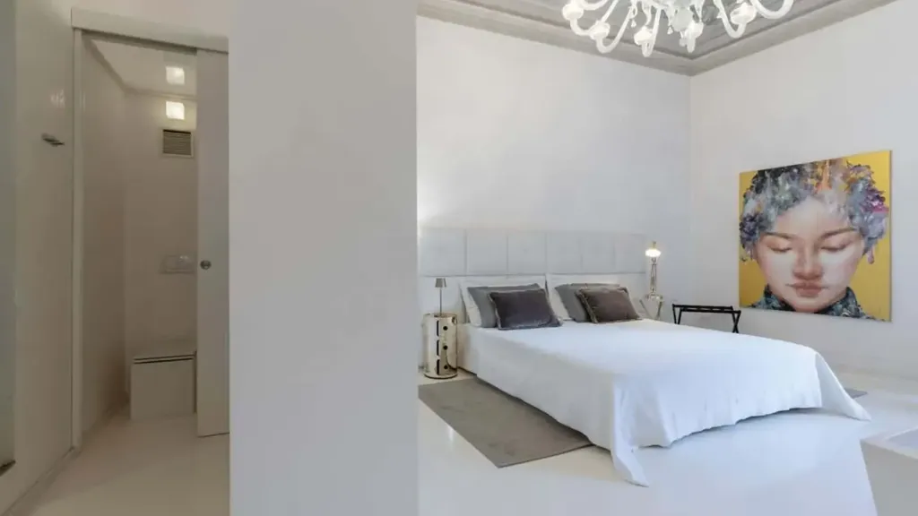 Bedrooms - Renaissance-Style Apartment with Terrace in Florence