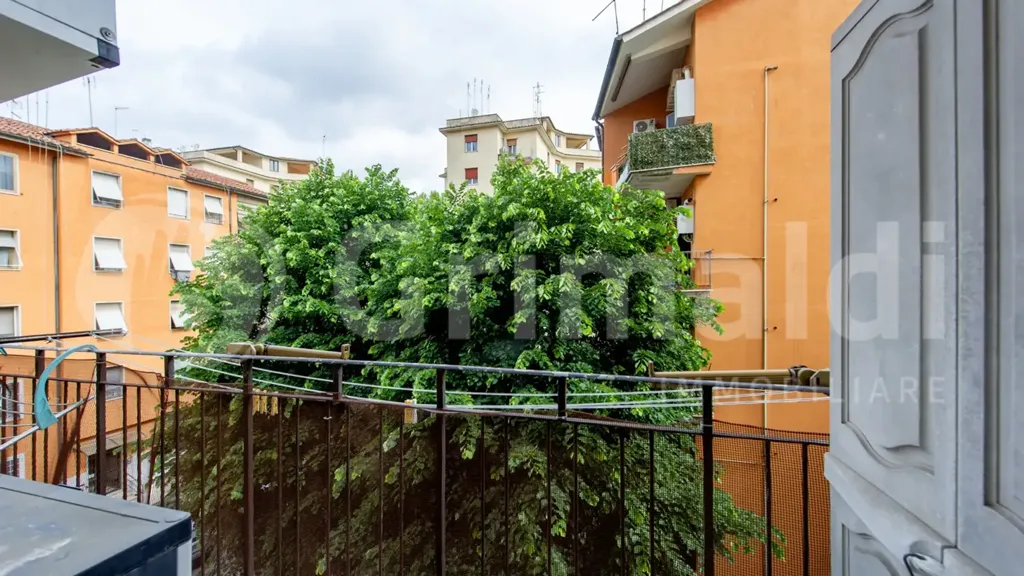 Balcon - Rear-Facing Apartment with Balconies in Rome