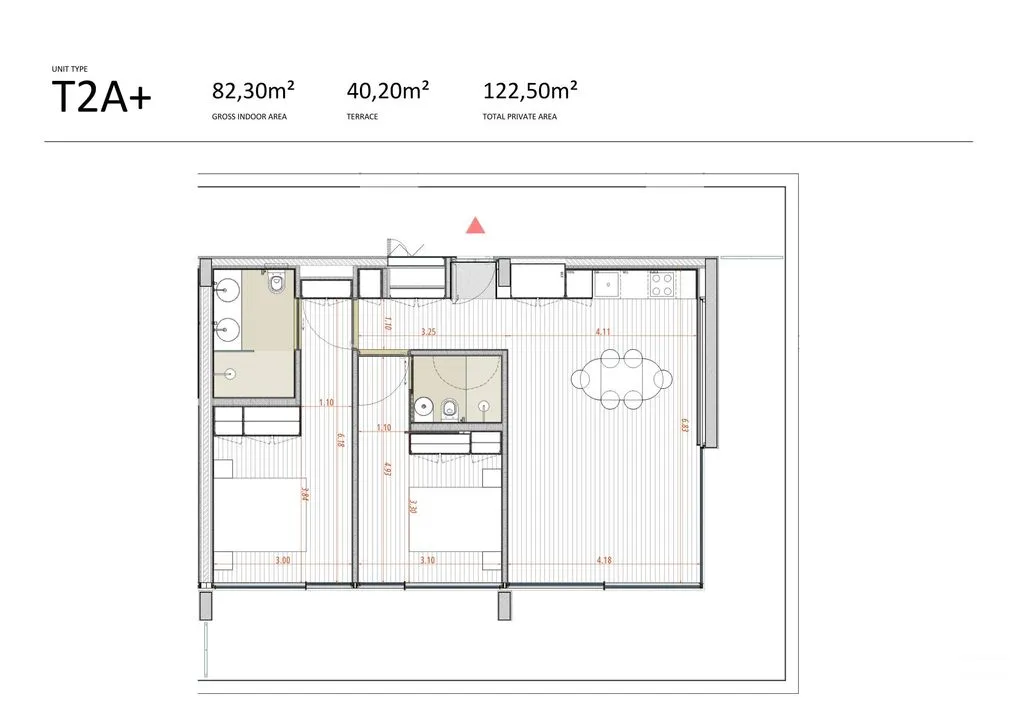Plan - Luxury Apartment with Balcony in Carvoeiro