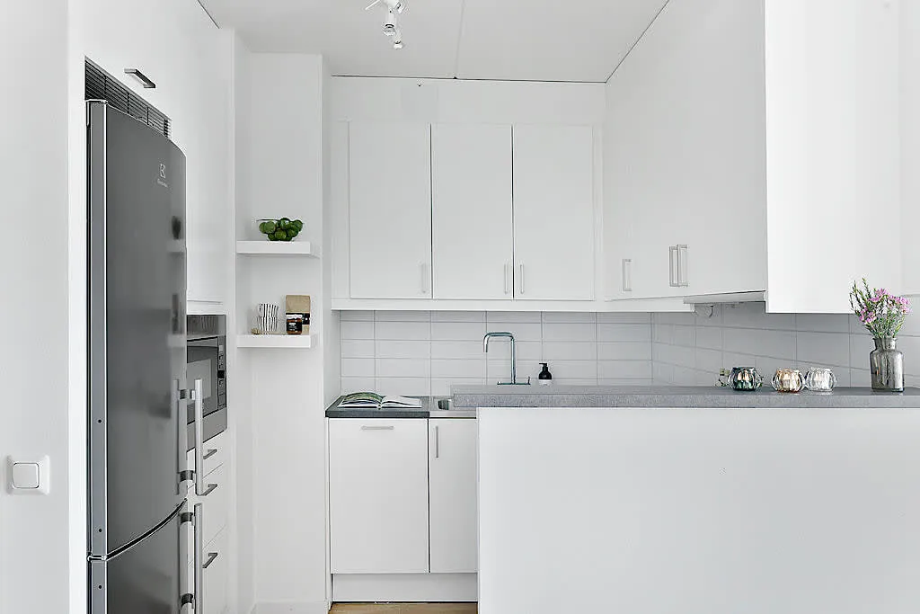 Cuisine - Modern Apartment with Gym in Vällingby