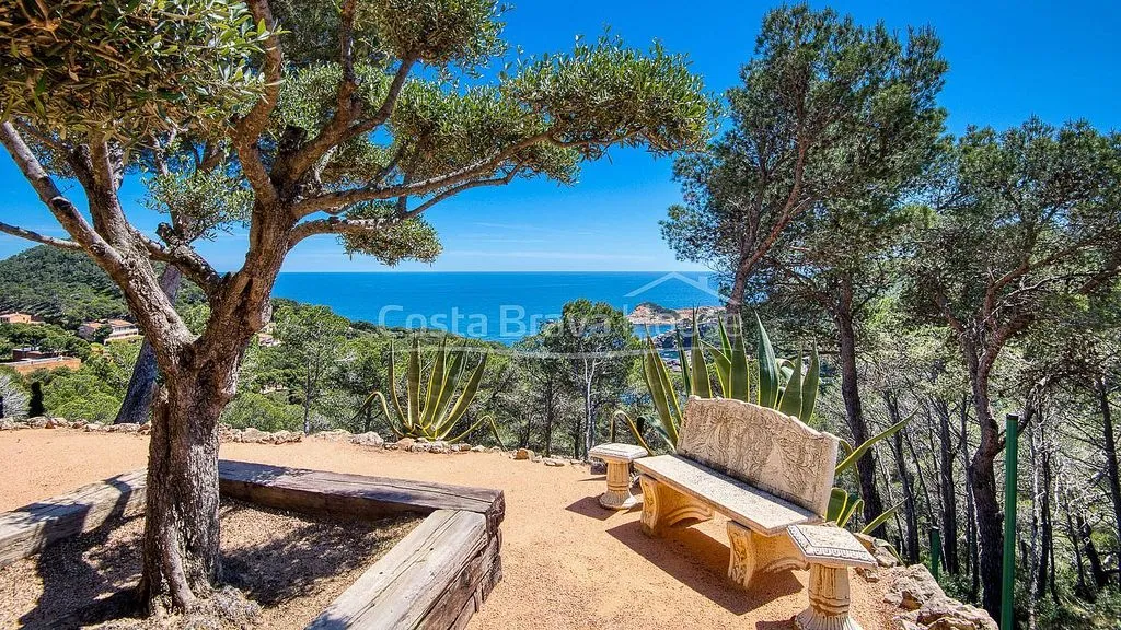 Garten - Villa with Pool and Sea Views in Sa Tuna