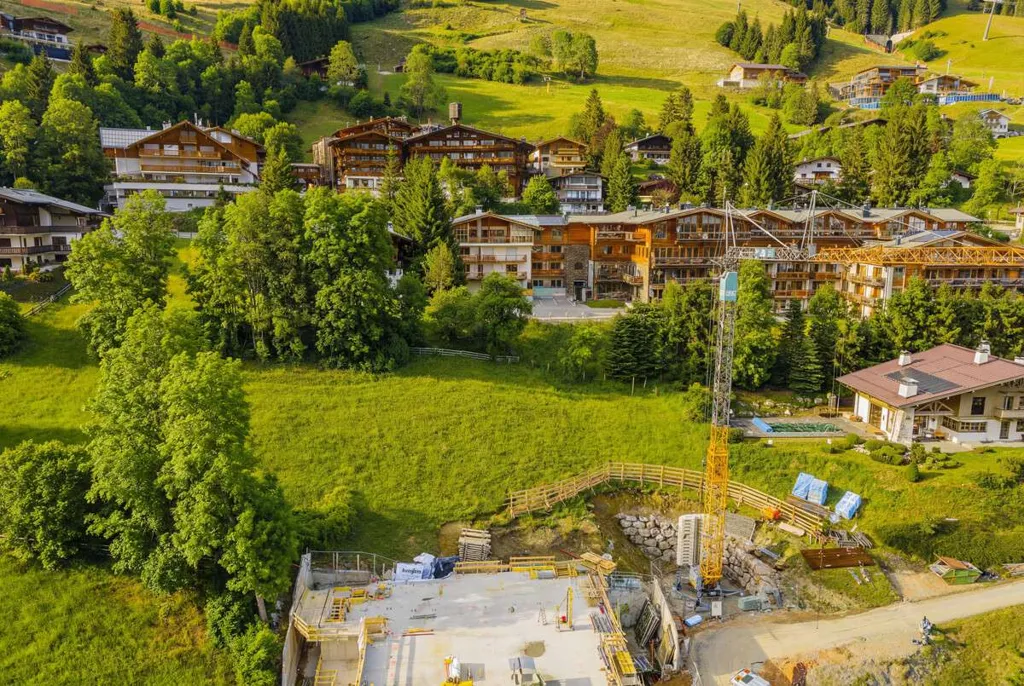 Õhuvaade - Central Plot in Saalbach Ski Area