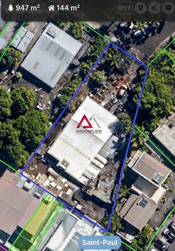 Plaan - Plot with Ocean View Potential in Saint-Paul