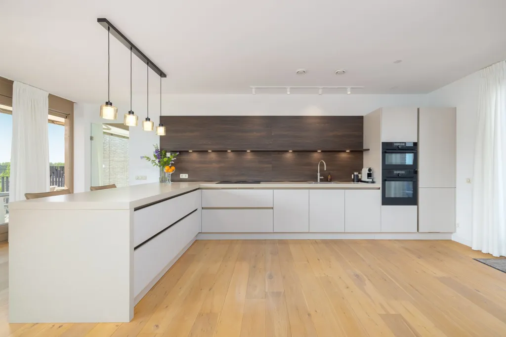 Köök - Luxury Penthouse with Castle View in Beeckendael