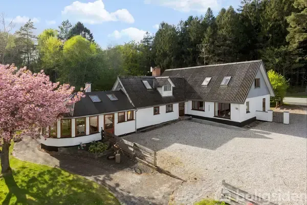 Vue aérienne - Villa with Creative Space near Allingåbro