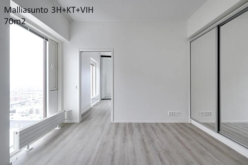 Magamistoad - Modern Flat with Glazed Balcony in Aurinkolahti