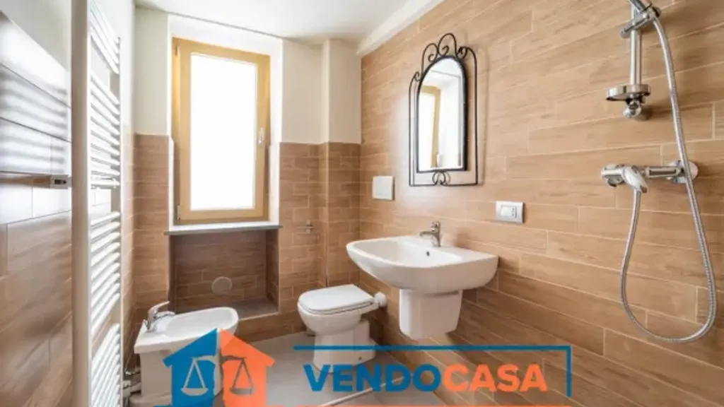 Salles de bain - Office Space with Balcony in Cuneo